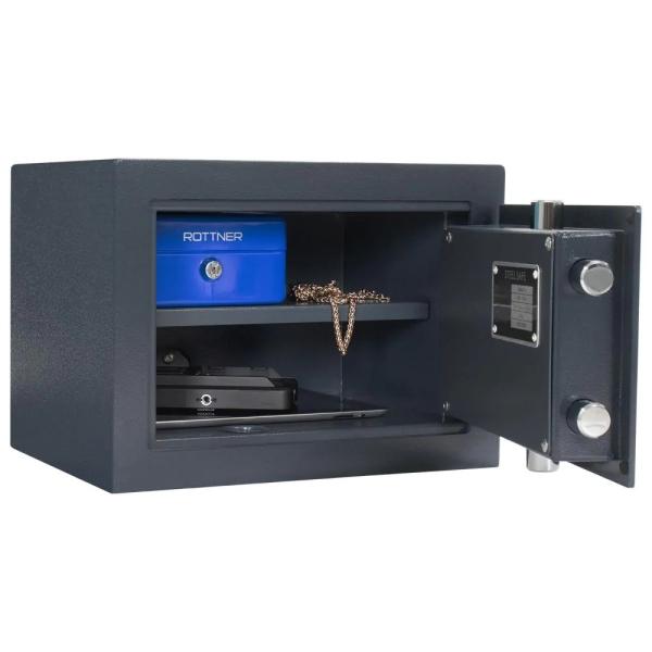 Rottner Wertschutzschrank EN0 Samoa 26 Elektronikschloss anthrazit T04848